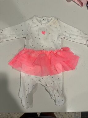 Newborn Baby Girl Outfit Bundle | 3 Outfits, 5 Pieces